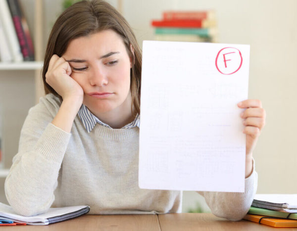 Examen desaprobado